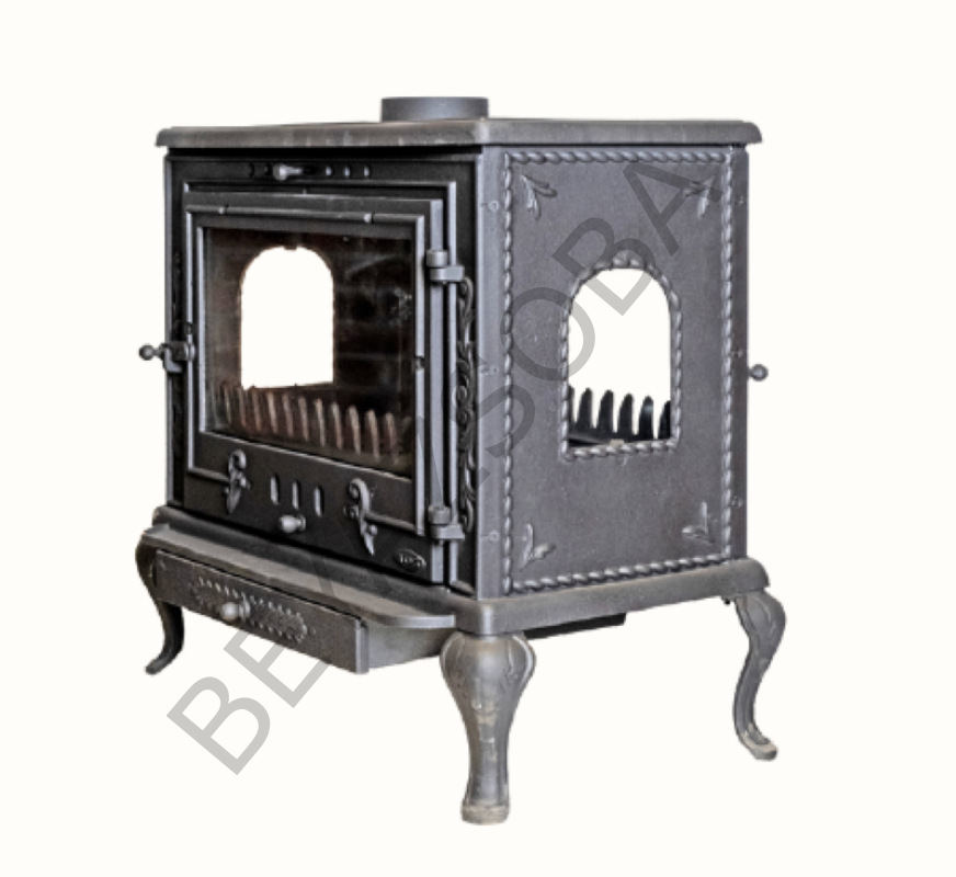 BS17 PLAZMA X 4 TARAFTAN CAMLI DÖKÜM ŞÖMİNE