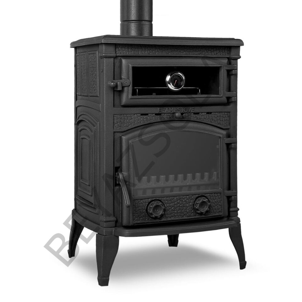 FS-013YK Flame Stove Sirius Mega Fırınlı Döküm Soba