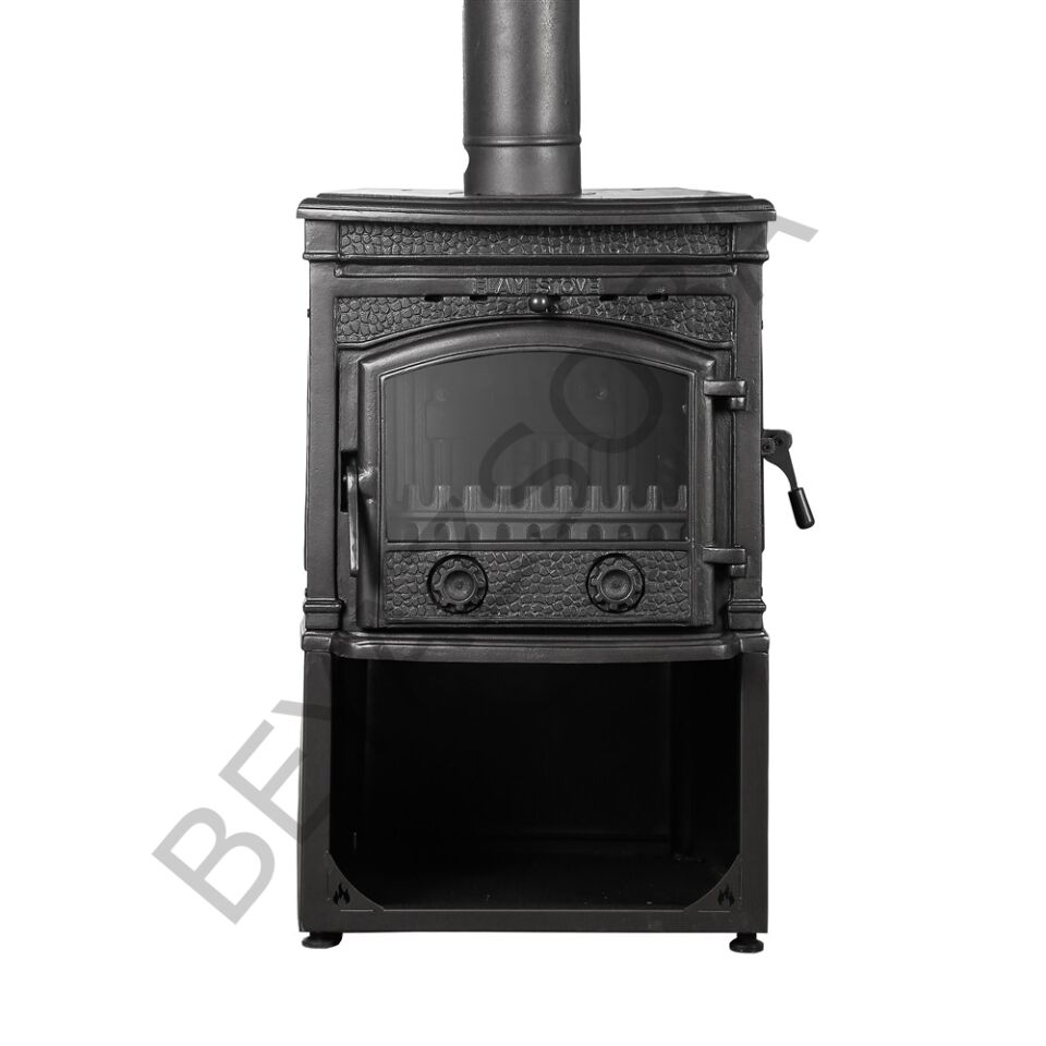 FS-014YKST Flame Stove Sirius Ultra Yan Kapaklı Odun Hazneli Döküm Soba, Yüksek Verimli Isıtma Çözümü.